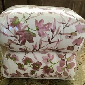 Susan Graver Home Floral Reversible Quilt - Dusty Pink